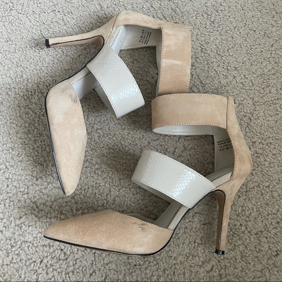 Aldo Strappy Pointy Toe Heels - Size 8.5 - Picture 3 of 3